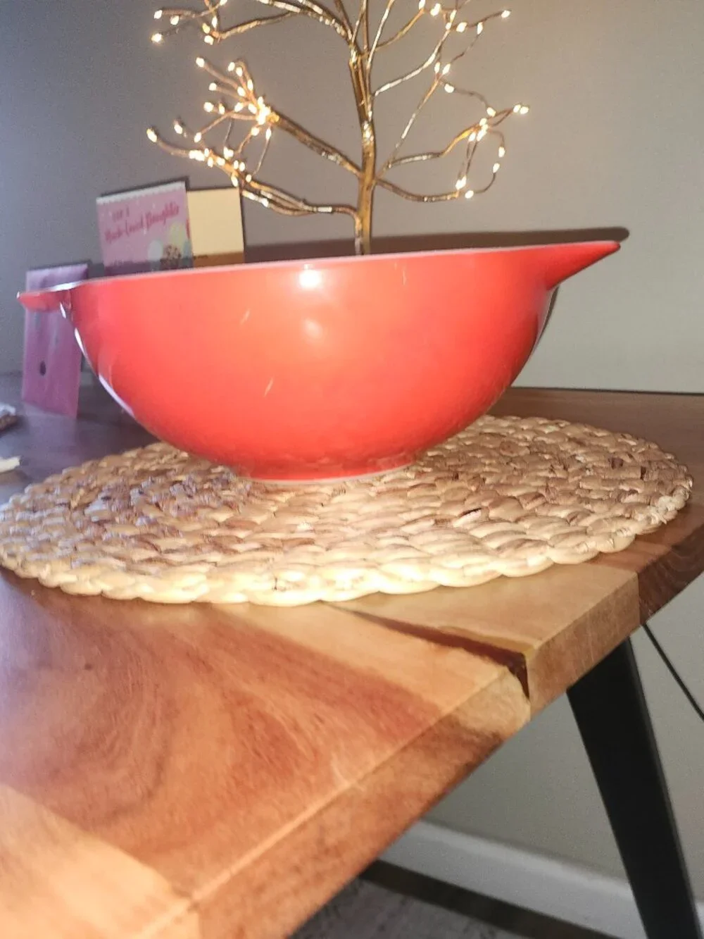 Pyrex red Cinderella 444